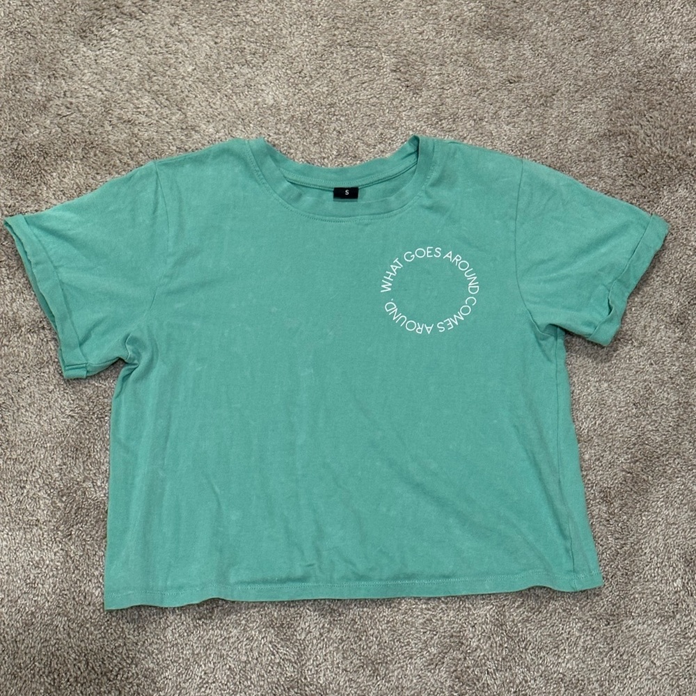 Graphic crop top